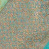 Teal Blue Bel Buti Patterned Saree